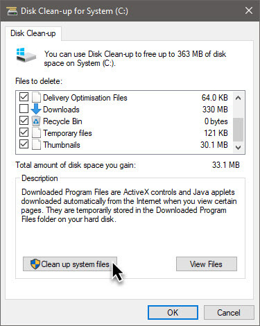 Disk Cleanup
