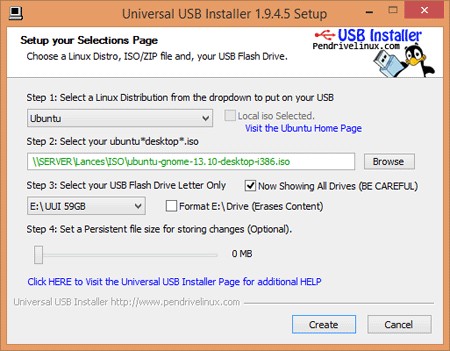 Universal USB Installer برنامج لعمل usb قابل للإقلاع