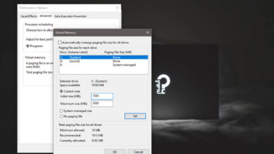 how to optimize paging file