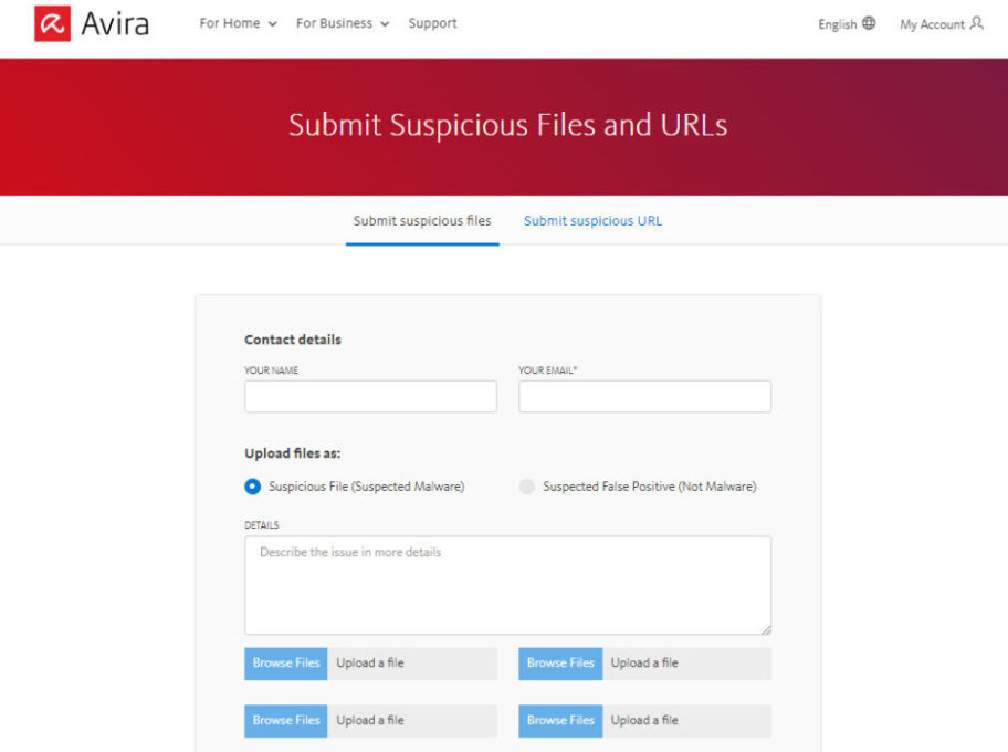 Avira online virus scanner فحص الفيروسات اونلاين من افيرا