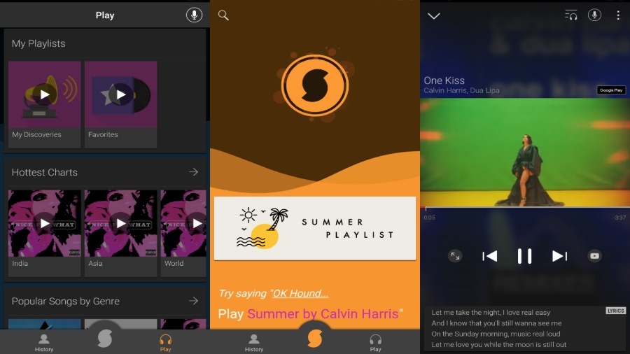 SoundHound للبحث عن أسم الأغنية
