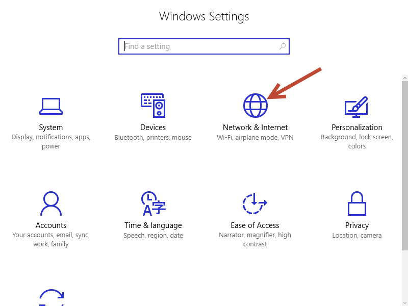 عمل hotspot أو نقطة على ويندوز 10