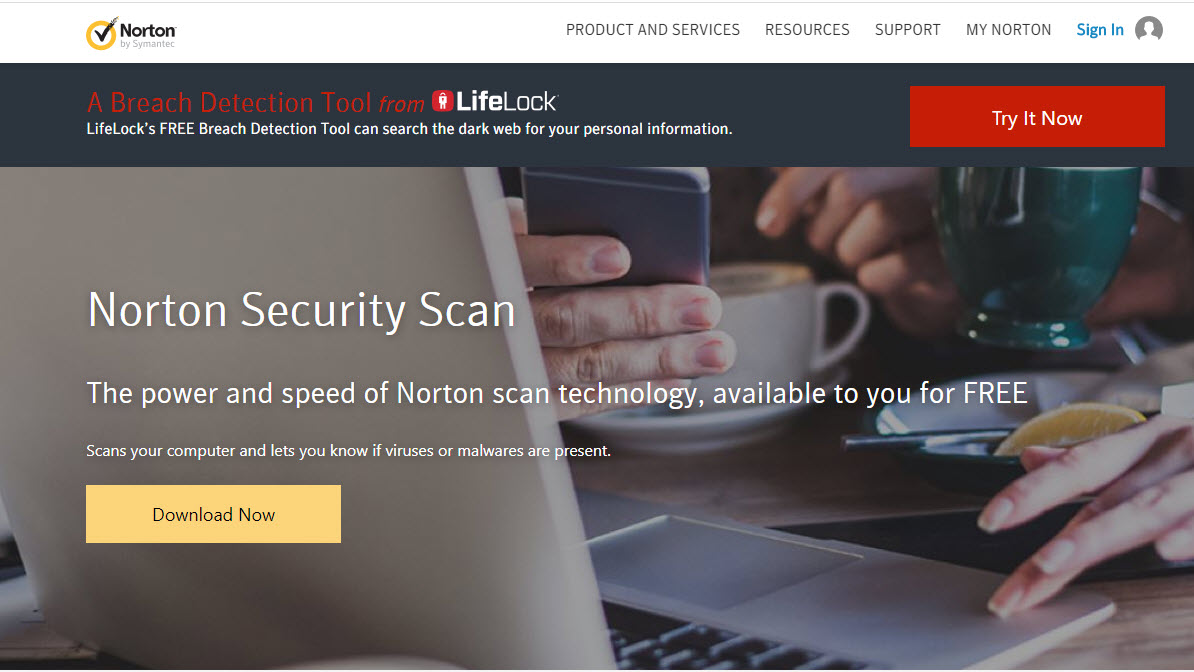 Norton Security Scan