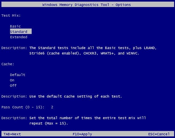 Windows Memory Diagnostic Windows Memory Diagnostic
