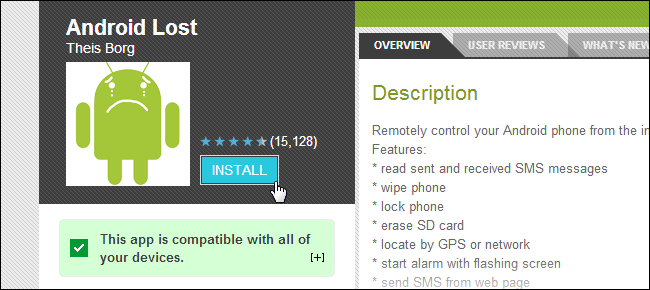تطبيق android lost يساعدك على استعادة هاتفك المسروق