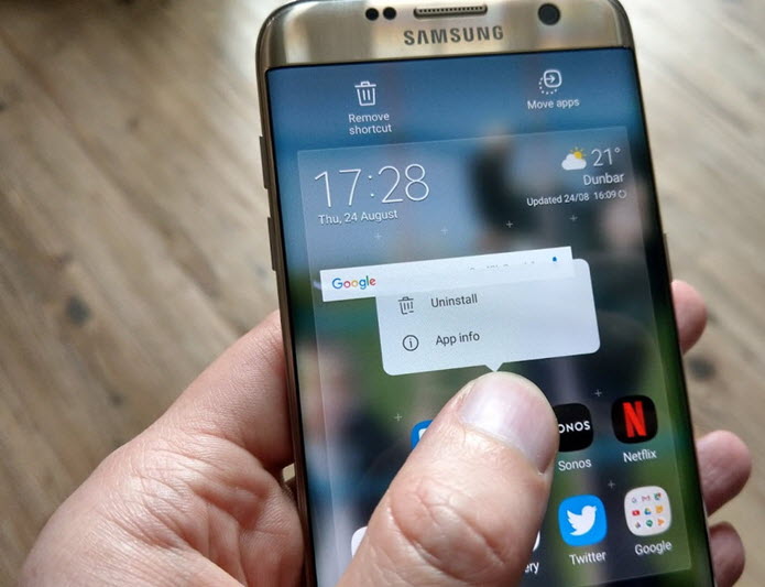 إلغاء تثبيت التطبيقات للحفاظ على البطارية